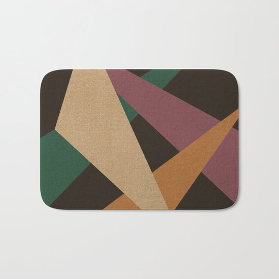 GEOMETRIC ABSTRACT 2 Bath Mat