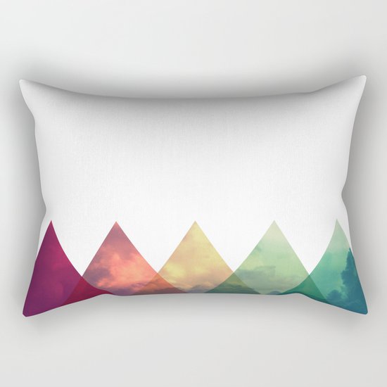 Tri-Sky Rectangular Pillow