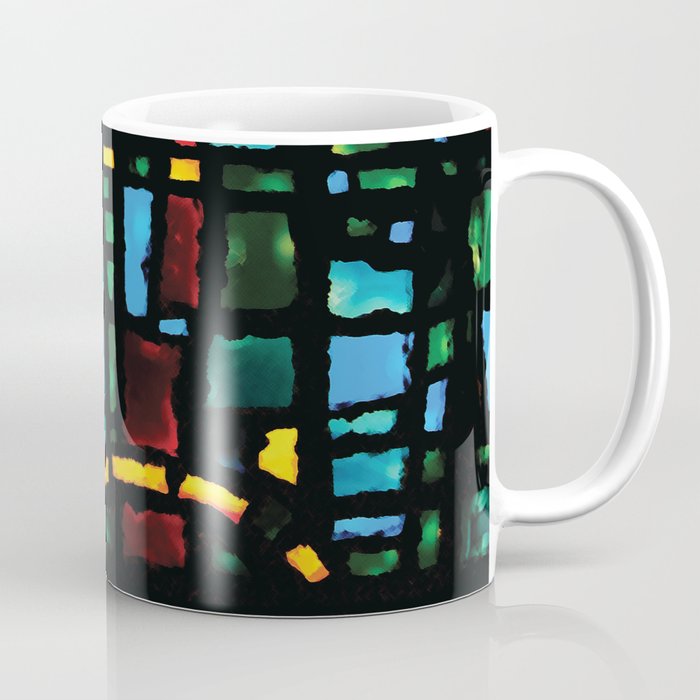 Colored Glass Coffee Mugs
