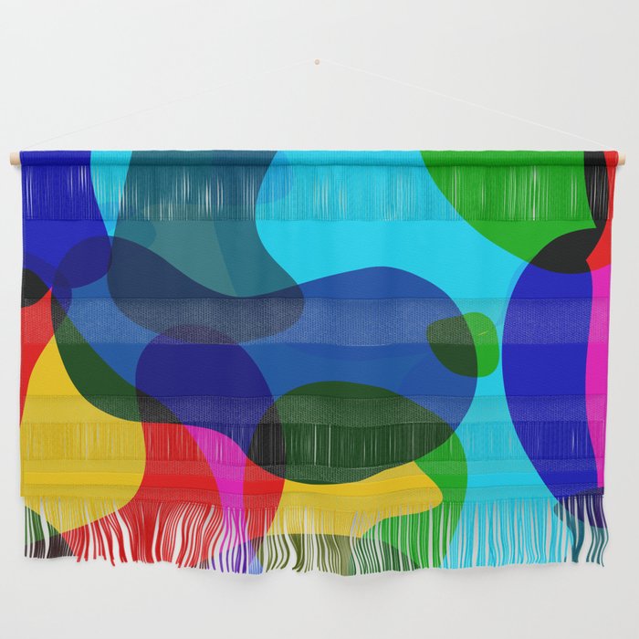 Abstract bright, multicolor pattern with spots. Wall Hanging