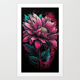 Bold Blossoms Art Print