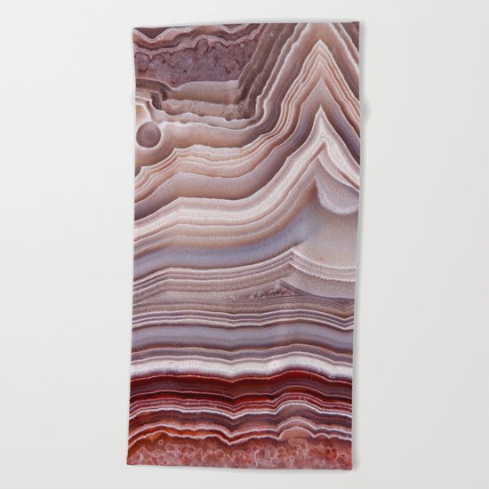 Agate Crystal Beach Towel