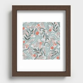 Flower Maze Recessed Framed Print