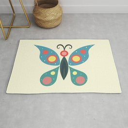 Colorful butterfly Rug
