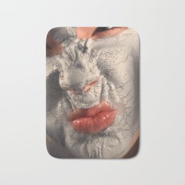 scrunch Bath Mat | Color, Face, Mask, Photo, Digital 