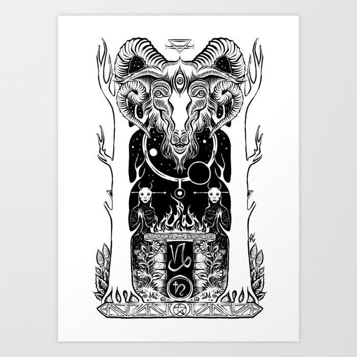 Ritual of Capricorn Art Print