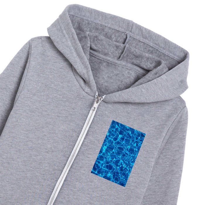 SWIMMING POOL. Dive into the blue. Kids Zip Hoodie