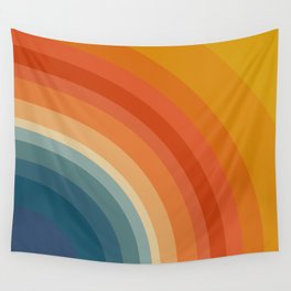 Retro 70s Color-Palette 1 Wall Tapestry