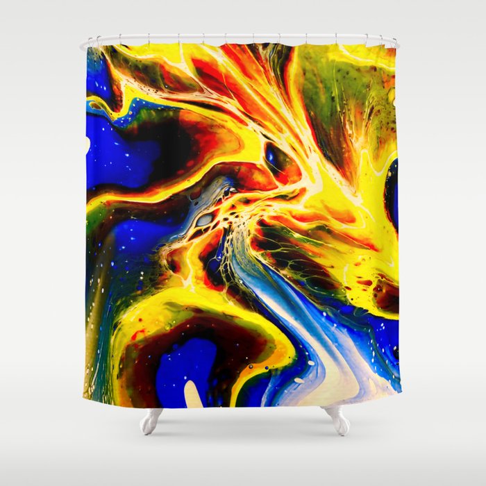 Fire Dragon Shower Curtain