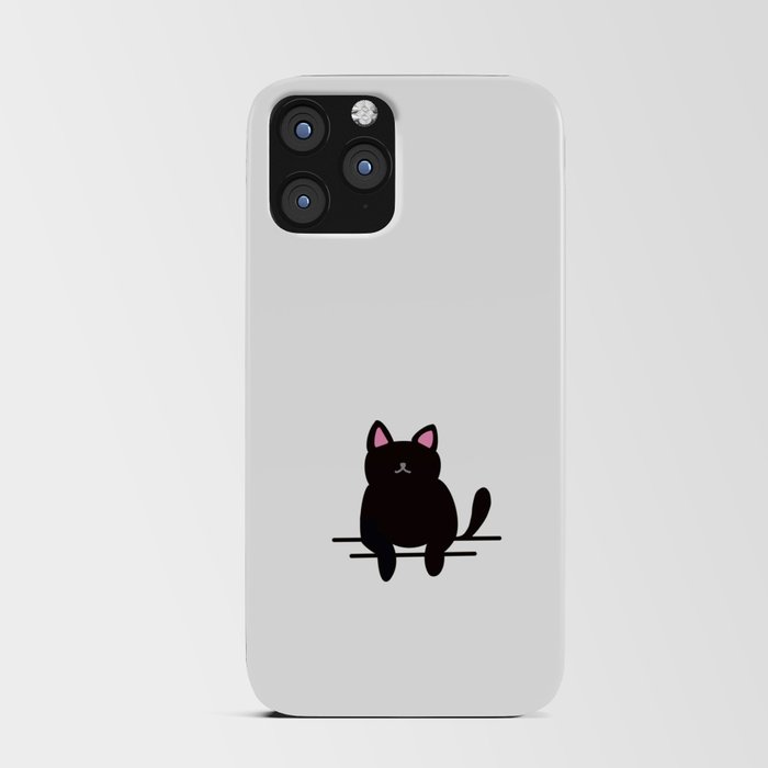 black cat iPhone Card Case