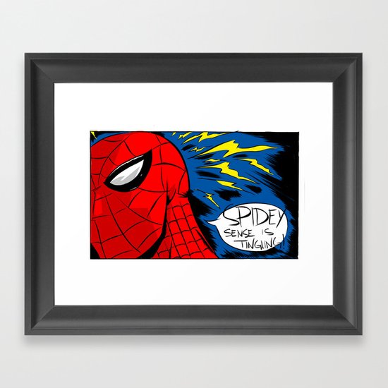 The Spidey Sense Framed Art Print