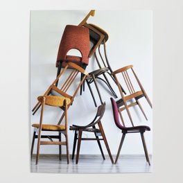 Chairs from 1960s Poster