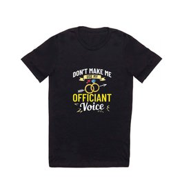 Wedding Officiant Marriage Minister Funny Pastor T Shirt