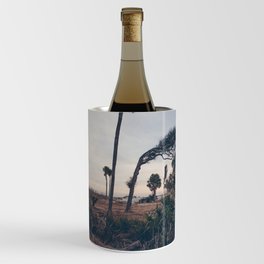 Trees on Hunting Island Beach Photograph Wine Chiller
