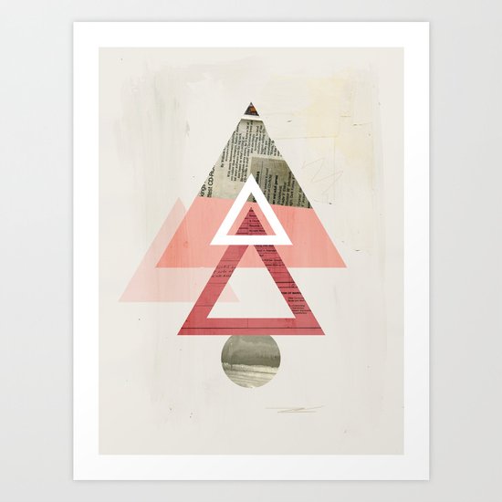 Our Very Modest Christmas Tree Art Print