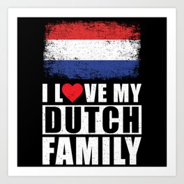Dutch Family Art Print