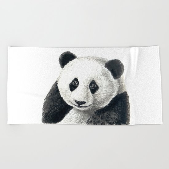 Panda bear Beach Towel