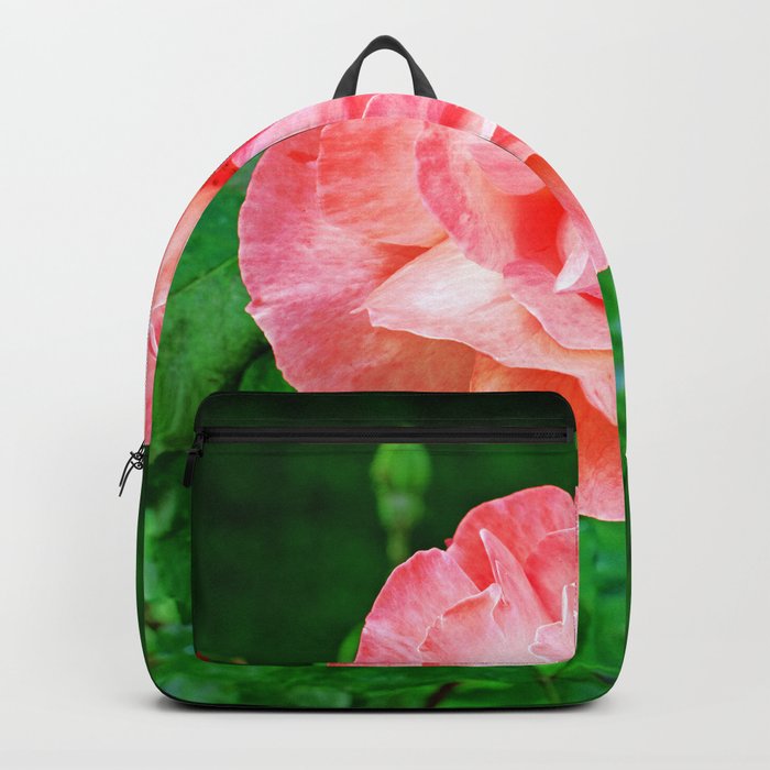 pink rose backpack