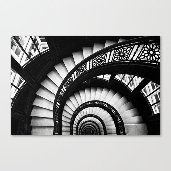 The Downward Spiral Canvas Print