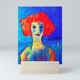 Blaue Nacht Mini Art Print