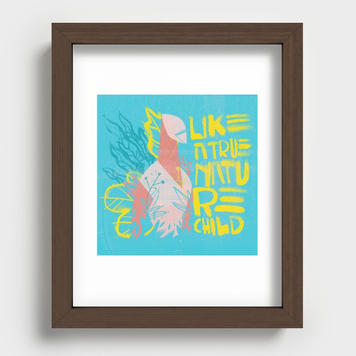 Like a True Nature Child Recessed Framed Print