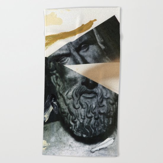 Untitled (Painted Composition 12) Beach Towel