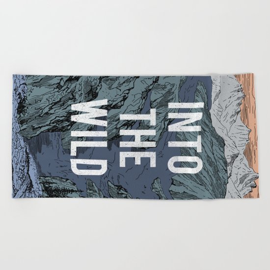 Into The Wild Beach Towel