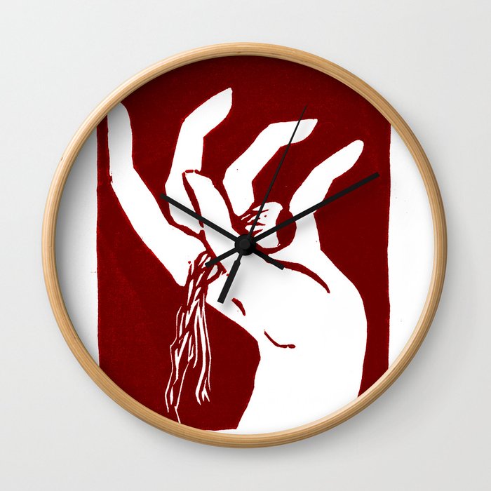 Comedy Red Wall Clock