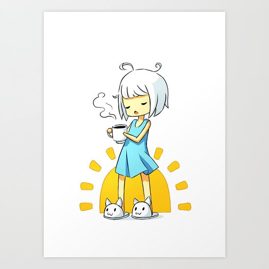 Morning Coffee 2 Art Print by Freeminds | Society6