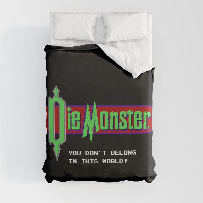 Castlevania - Die Monster. You Don't Belong In This World! Duvet Cover