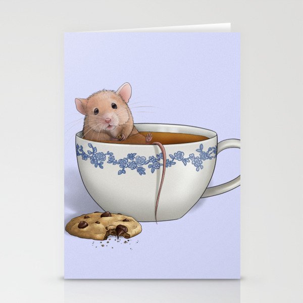 Cup Of Mouse  Stationery Cards