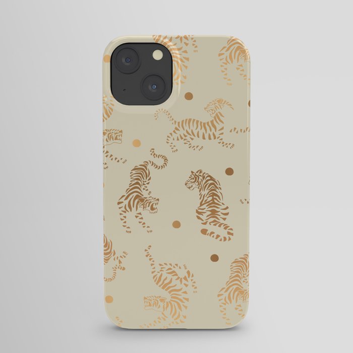 Golden Tigers III iPhone Case