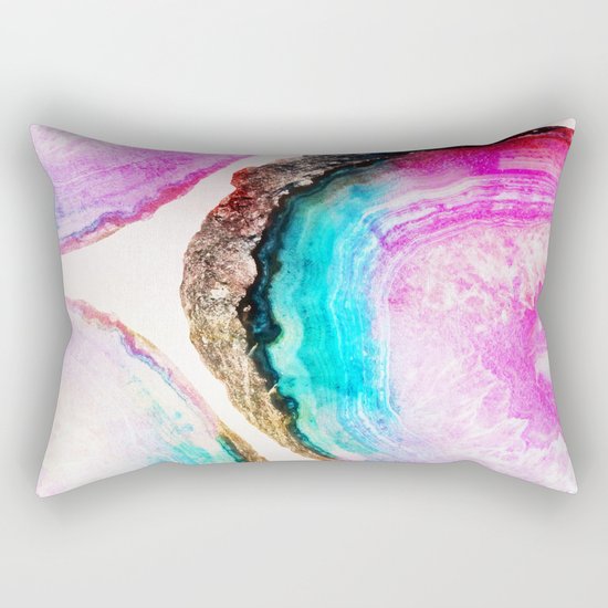 Agate Pattern #society6 #decor #buyart Rectangular Pillow