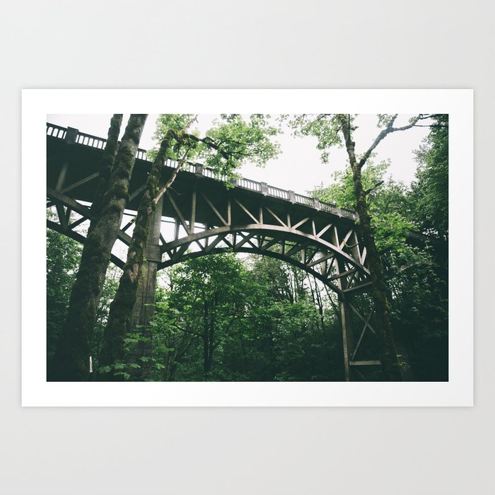 Forest Bridge Art Print