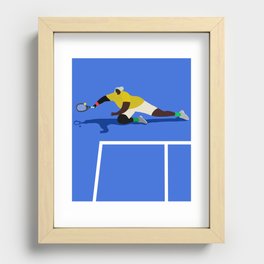 tennis match Recessed Framed Print