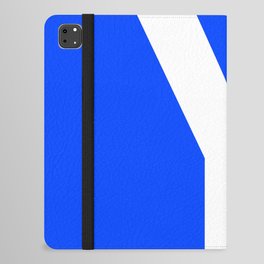 Letter Y (White & Blue) iPad Folio Case