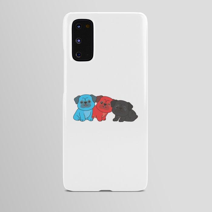 Polyamory Flag Pug Pride Lgbtq Cute Dogs Android Case