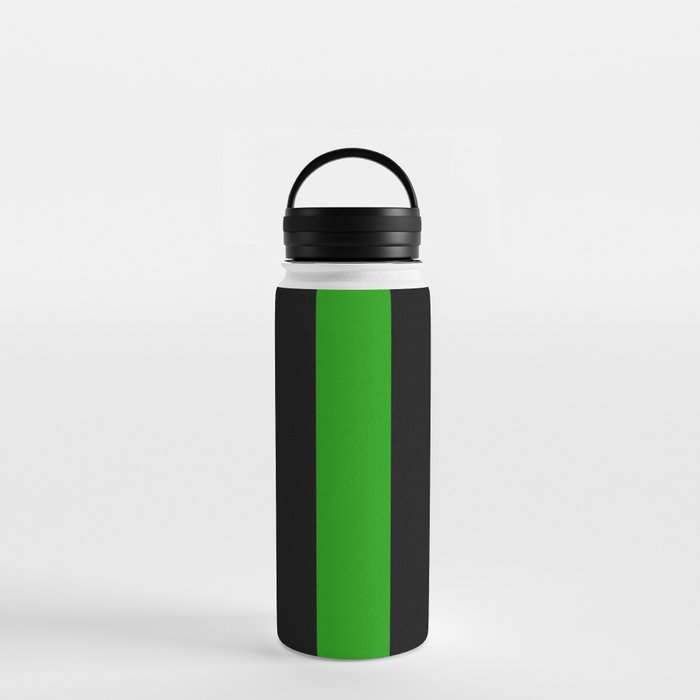 letter L (Green & Black) Water Bottle