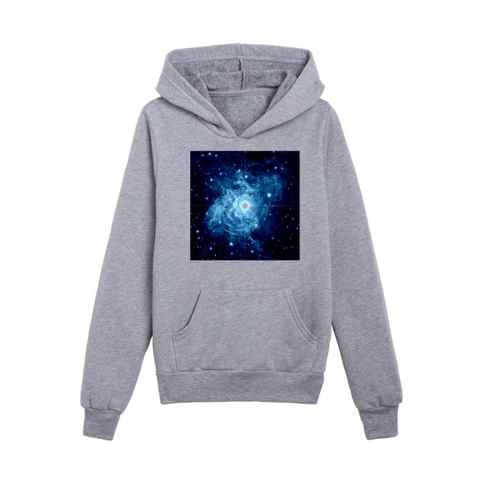 Classic Blue Galaxy Star Kids Pullover Hoodie by Galaxy Dreams