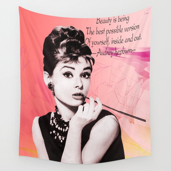 Audrey sales hepburn tapestry
