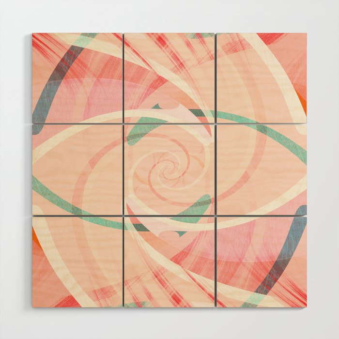 Wrapped in Ribbons: Multicolor Wood Wall Art