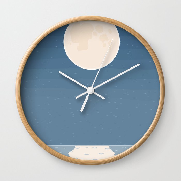 Blue Ocean Sun Wall Clock