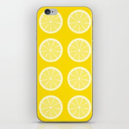 Lemon Pattern iPhone Skin