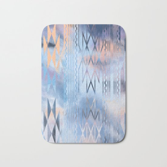 Blue Tribal No.1 Bath Mat