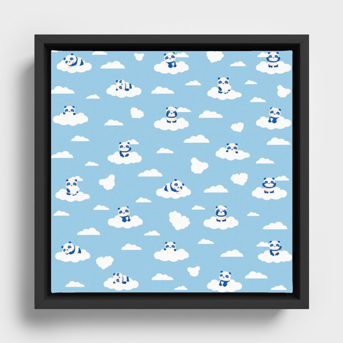 Head in the Clouds Framed Canvas