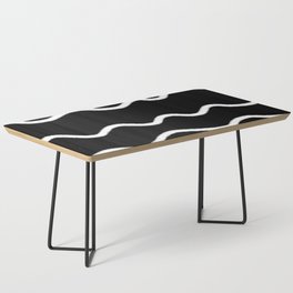 Black and white curves Coffee Table