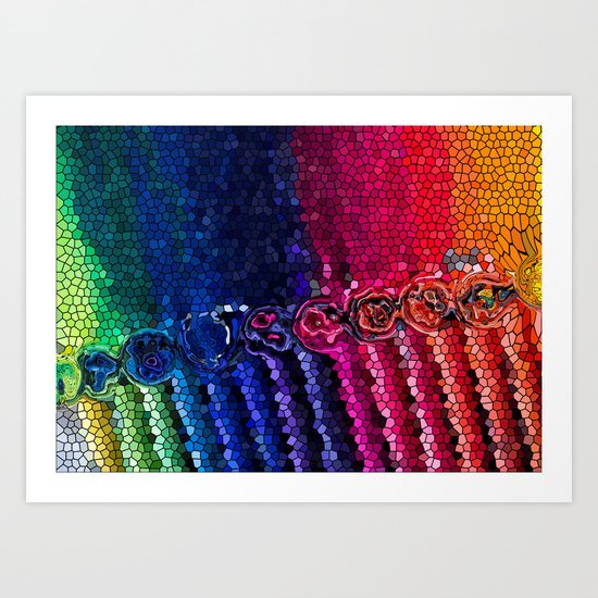 Parade of Roses Art Print