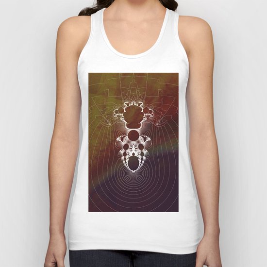 vintage radio map Unisex Tank Top