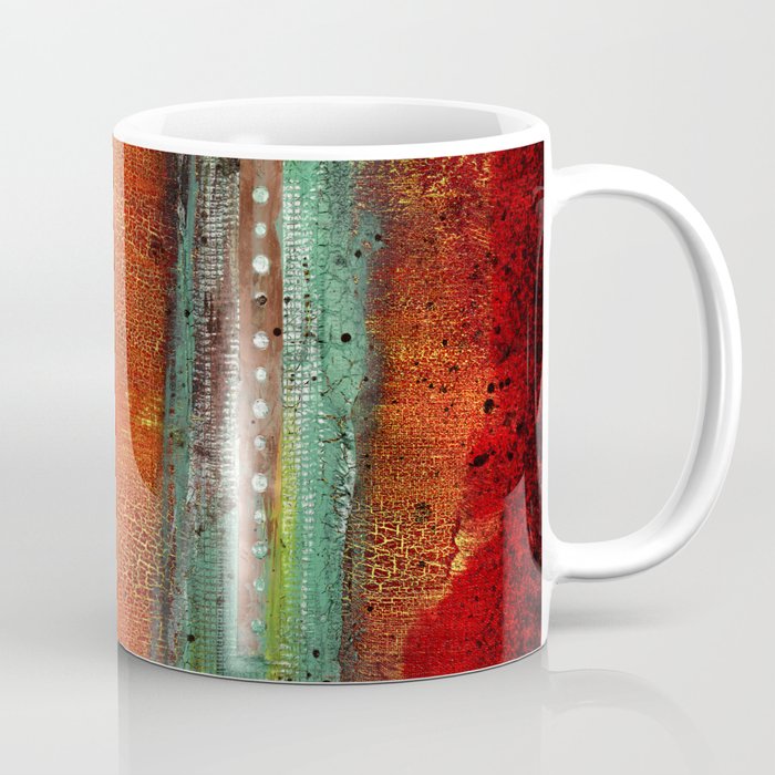 Abstract Copper Coffee Mug