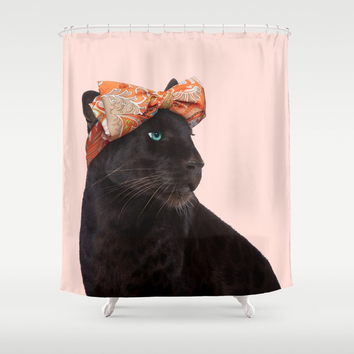 FASHION PANTHER Shower Curtain